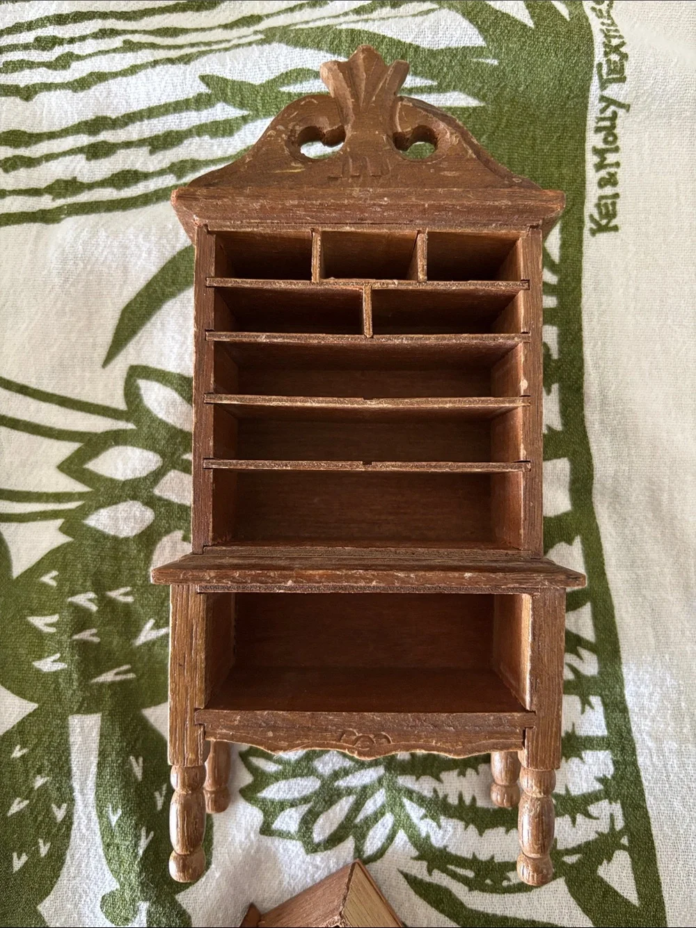 Particularly Adorable Miniature Highboy Hutch